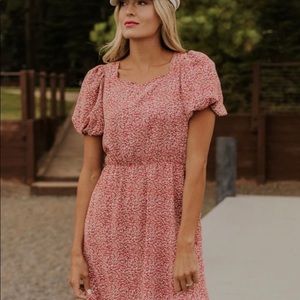 Roolee New to Town Puff Sleeve Dress